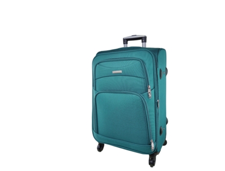 Maleta de Lona Mediana Verde para Viaje UNBRANDED