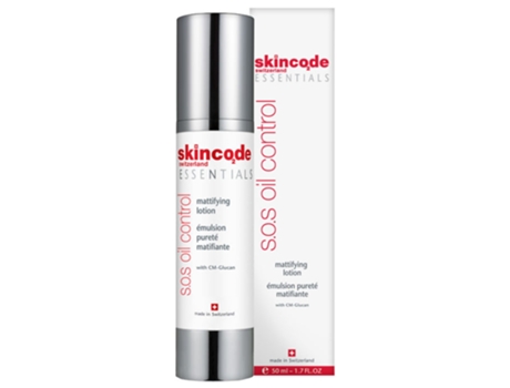 Essentials S.O.S Oil Control Emulsión Matificante de Pureza 50 Ml SKINCODE