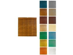Persiana De Madera Alicantina Con Polea Metálica - Estor Enrollable Para Ventanas, Puertas, Salón Avellana (barnizada) 100 X 140 Cm
