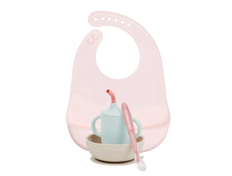 Set Vajilla Silicona Taza NATTOU
