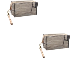 Neceser De Viaje Multifuncional E Impermeable De 2 Piezas, Práctico Para Cosméticos Y