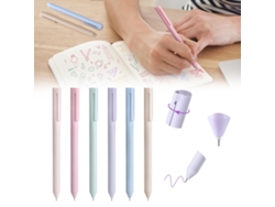 6 Bolígrafos De Gel Flexibles De Color Rosa, 0,5 Mm