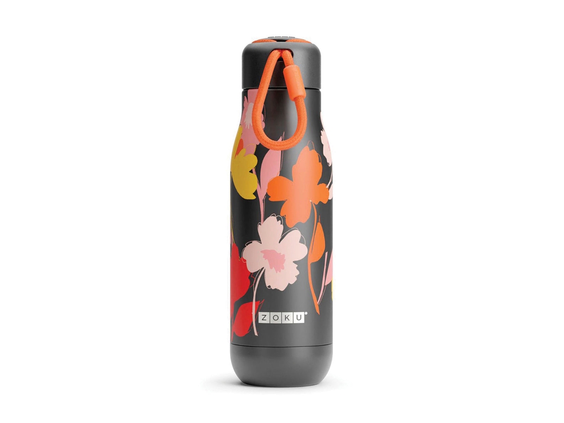 Pattern Botella Térmica de 0.5L en Acero Inoxidable de Doble Pared. M. Poppy ZOKU