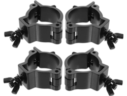 Juego De 4 Ganchos Ligeros De Aleación De Aluminio Anodizado Negro, Abrazaderas De Fijación Con Junta Tórica Para Estructuras.