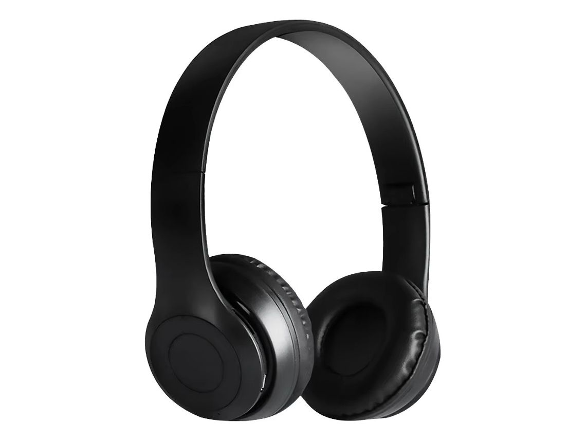 Auriculares Inalámbricos Plegables Bluetooth (negros), Graves Estéreo De Alta Fidelidad De 50 Mm