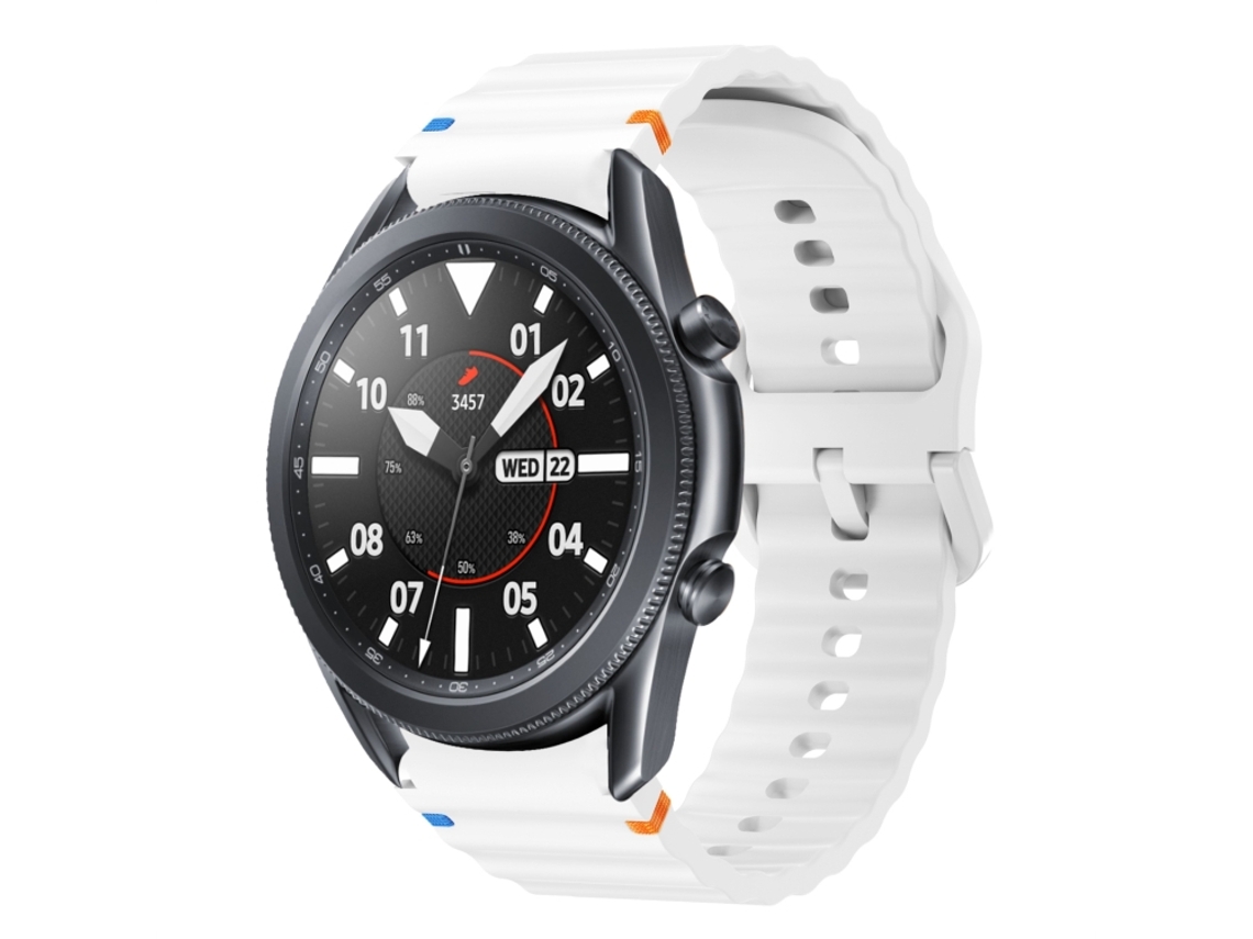 Correa para Samsung Galaxy Watch 3 (41 mm) - Silicona cosida con diseño de ondas