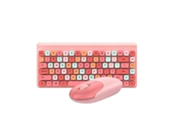 Combo De Teclado Y Mouse Para Juegos Inalámbrico 2.4g 1200 Dpi Ergonómico Con 86 Teclas Para Windows