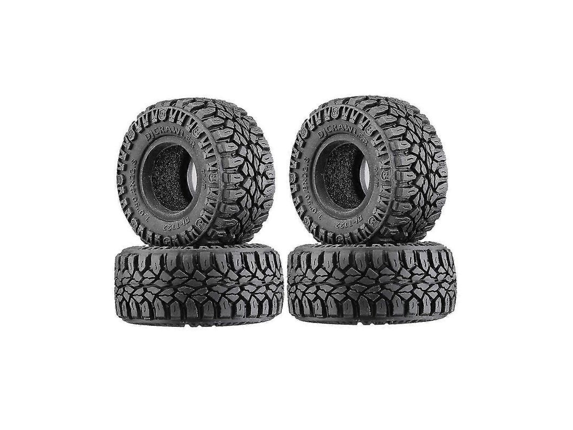 4 Neumáticos Supersuaves De 50,8 Mm (1 Pulgada) Para Coches Rc Crawler A Escala 1/18 Y 1/24 Axial Scx24 Ax24 Trx4m Fms