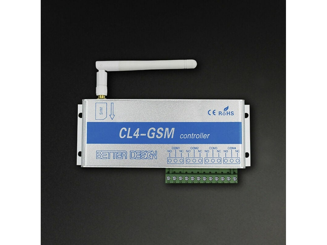 Interruptor de control remoto inalámbrico GSM de 4 canales para teléfono móvil, relé inteligente, control por llamada o SMS