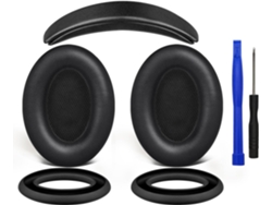 Almohadillas De Silicona Zruxe Para Bose Quietcomfort 15 /quietcomfort 2(qc 2) Gel Refrigerante Negro (qc15)