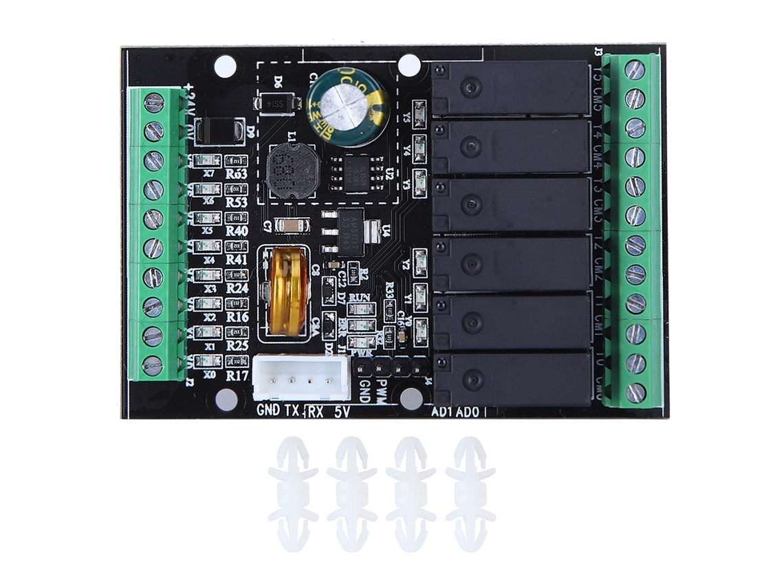 Placa De Control Industrial Programable Basada En Plc Fx1n/2n-6mr/t/10/14/20mr
