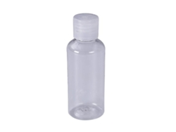 10 paquetes de botellas de plástico vacías con tapa abatible para champú, loción, gel de ducha líquido y crema de 30 ml, color blanco Gusshious