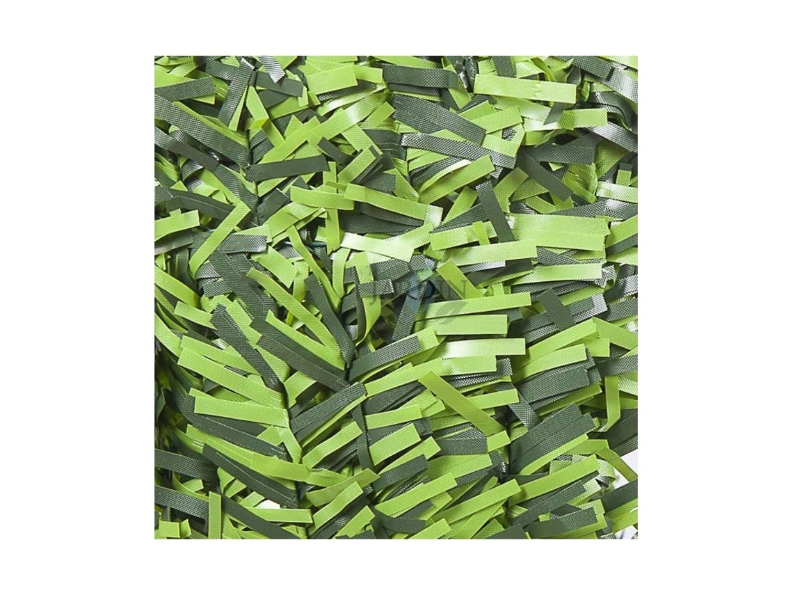Seto Artificial Bicolor Hoja Ancha 110 Varillas 1,5 x 3 Metros, ocultación 95%