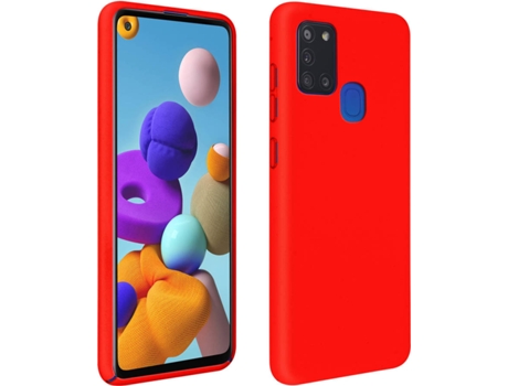 Funda Samsung Galaxy A21s AVIZAR BACK-FAST-RD-A217F Rojo