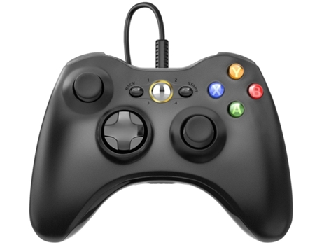 Mando Xbox 360/Slim ENKERS Gamepad Negro