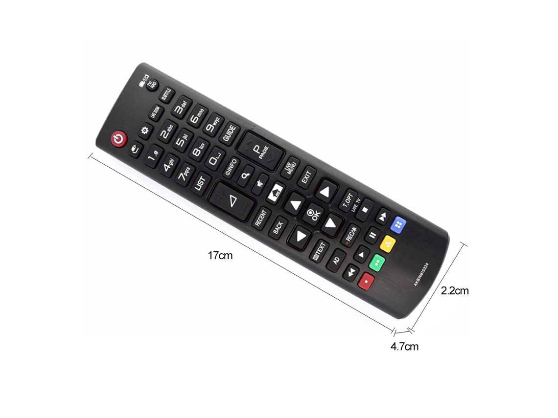 Mando A Distancia Inalámbrico Universal Inteligente Para Televisores Lg Hdtv Led Digitales Inteligentes - Negro