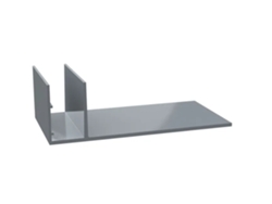 Renoplast® Perfil Lineal De Aluminio Renodrain | Suelo Ventilado | Soporte Para Canaleta De Cables Renodrain Xl