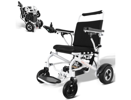 VEVOR Silla de ruedas eléctrica plegable Silla eléctrica motorizada 300 lbs 20 en asiento ancho