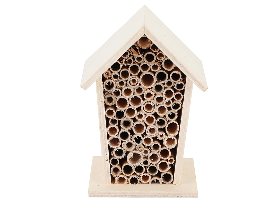 Casa De Madera Para Abejas, Nido Para Insectos, Ideal Para La Decoración De Jardines Exteriores.