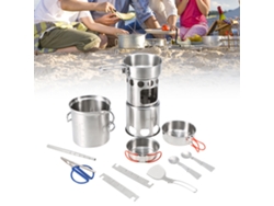 Juego de cocina portátil para acampar Lixada de 10 piezas