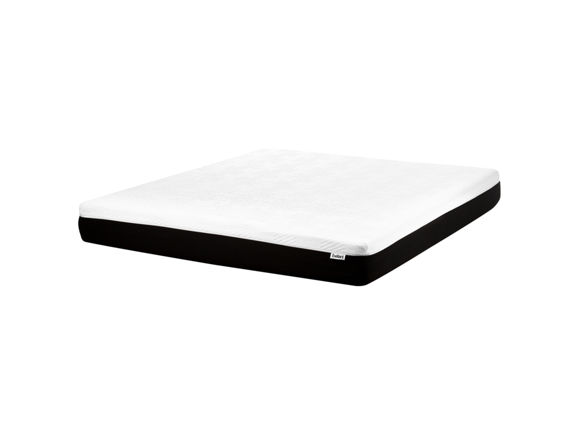 Colchón de espuma viscoelástica de 7 zonas BELIANI Spongy de Viscoelástico Blanco 180x200x25