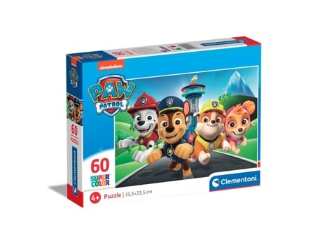 Puzzle CLEMENTONI Supercolor Paw Patrol rompecabezas 60 pieza(s) Dibujos