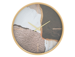 Reloj De Pared Art Mix Cm Ø 60x6 Unico / Multicolor