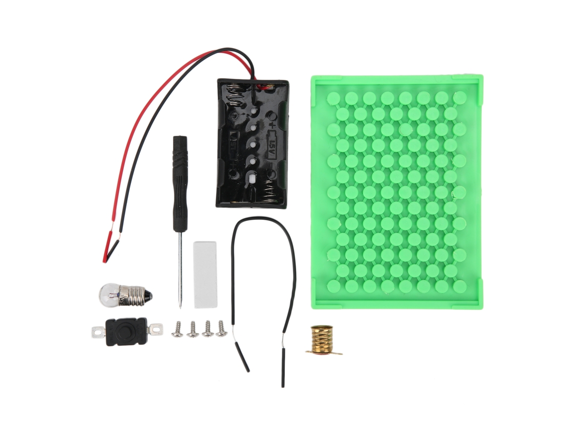 Kit De Aprendizaje De Circuitos Serie-paralelo Para Niños: Experimentos De Física Eléctrica Y Ciencias.