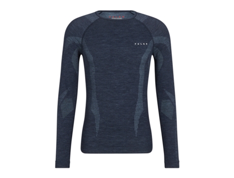 Camiseta FALKE Tech Lana Azul (L)