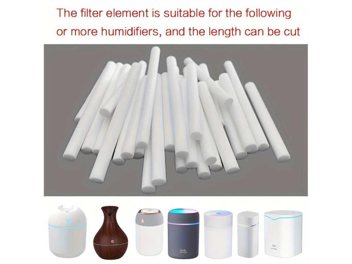 20 mechas de repuesto para humidificador universal, con filtro. Pickifyvayotoy