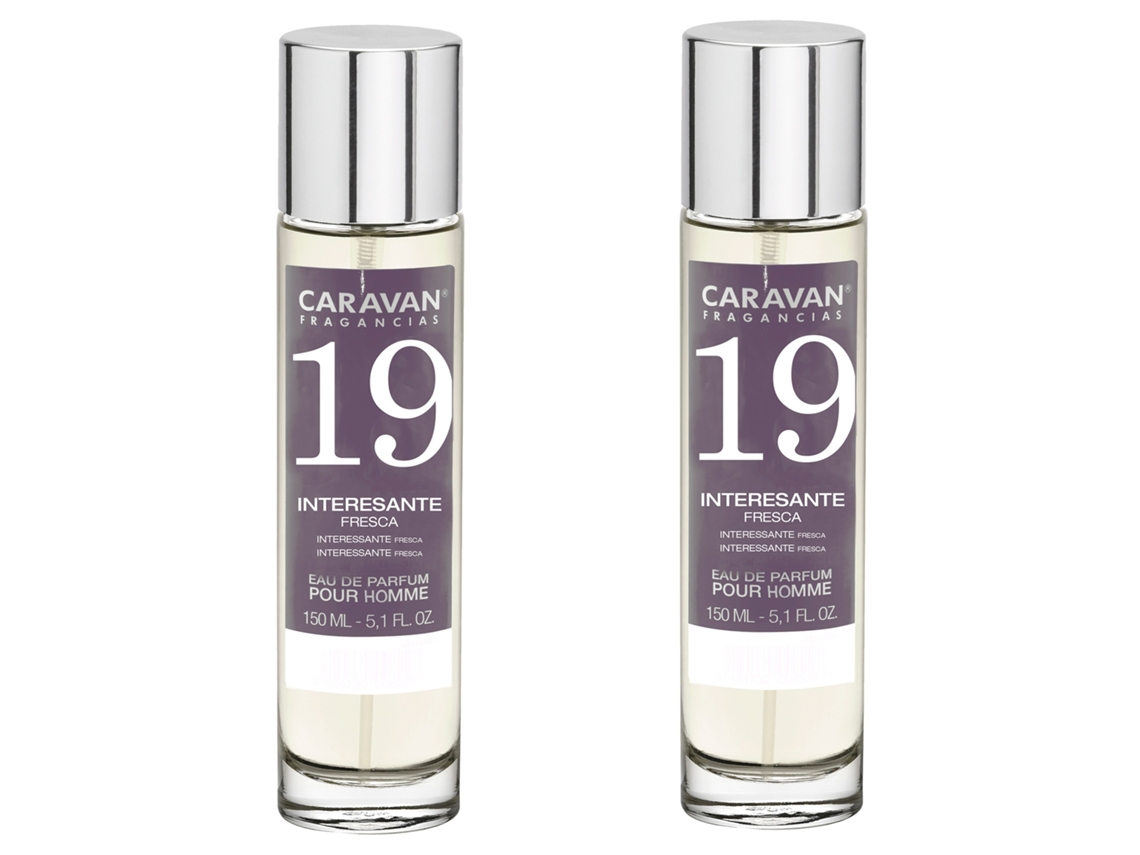 Set de 2 perfume de hombre nº19 150ml CARAVAN