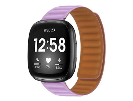 Correa Magnética para Fitbit by Google Versa 2 Morado