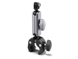 Soporte de cámara giratorio de 360° para GoPro Hero 12, 11, 10, 9, 8, Insta 360 X4, X3 Ace Pro y DJI Action Camera, clip para manillar de motocicleta/bicicleta.