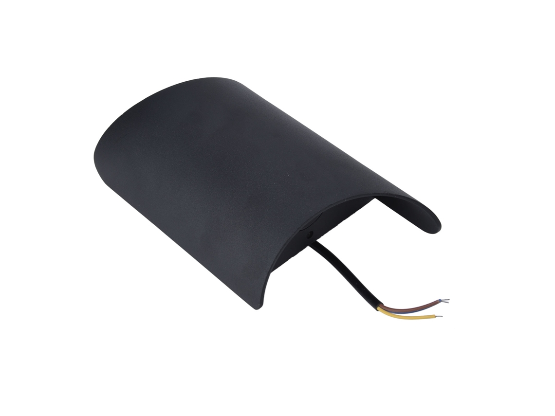 2026-lámpara De Pared Led Negro Estilo Europeo Moderno Minimalista Impermeable Para Pasillo Escaleras Patio Luz Cálida Ac85‑265v