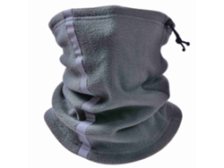Gorro De Cuello Ajustable De Forro Polar Cálido Con Tira Reflectante Para Deportes De Invierno Al Aire Libre: Esquí, Ciclismo Y Running.