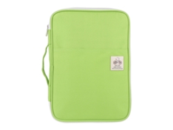 Carpeta De Documentos A4 Organizador De Portafolio Bolsa Con Cremallera Para Notebooks Y Archivos (verde Claro)
