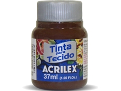 Tinta de Tela Mate Acrilex Marrón Oscuro (04140/807 37ml)