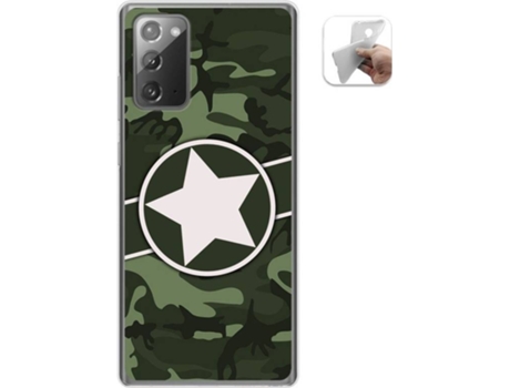 Carcasa Samsung Galaxy Note 20 TUMUNDOSMARTPHONE Camuflaje 01 Multicolor