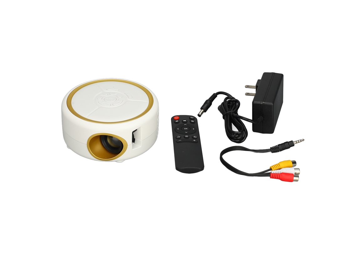 Miniproyector Led Portátil Con Resolución Hd 1080p, Multifuncional, Pico Video 100-240v