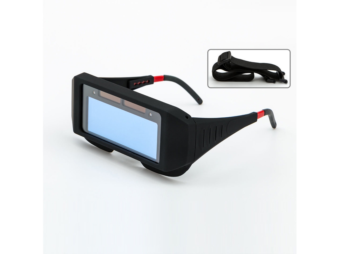 Gafas De Soldadura Con Ajuste Automático De Brillo, Amplio Campo De Visión, Diseño Ergonómico Y Protección Solar.