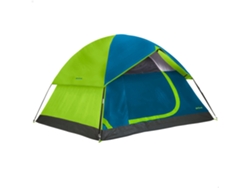 Tiendas de campaña AKTIVE para 4 personas con doble techo (240 x 210 x 130 cm - Verde)