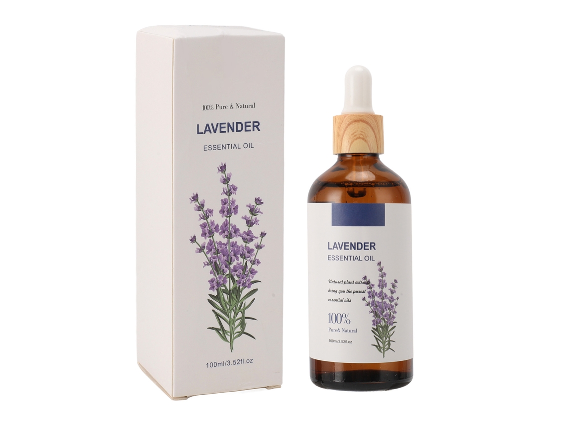 Aceite esencial de lavanda orgánico puro para piel, cabello y aromaterapia: hidrata, nutre, relaja y mejora la elasticidad de la piel.