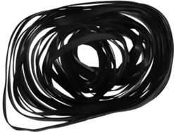 Juego de 50 correas de goma para grabadoras de cinta, correas de goma de repuesto para Gokoco