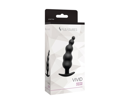 Plug Anal S PLEASURES Vivid (Negro)