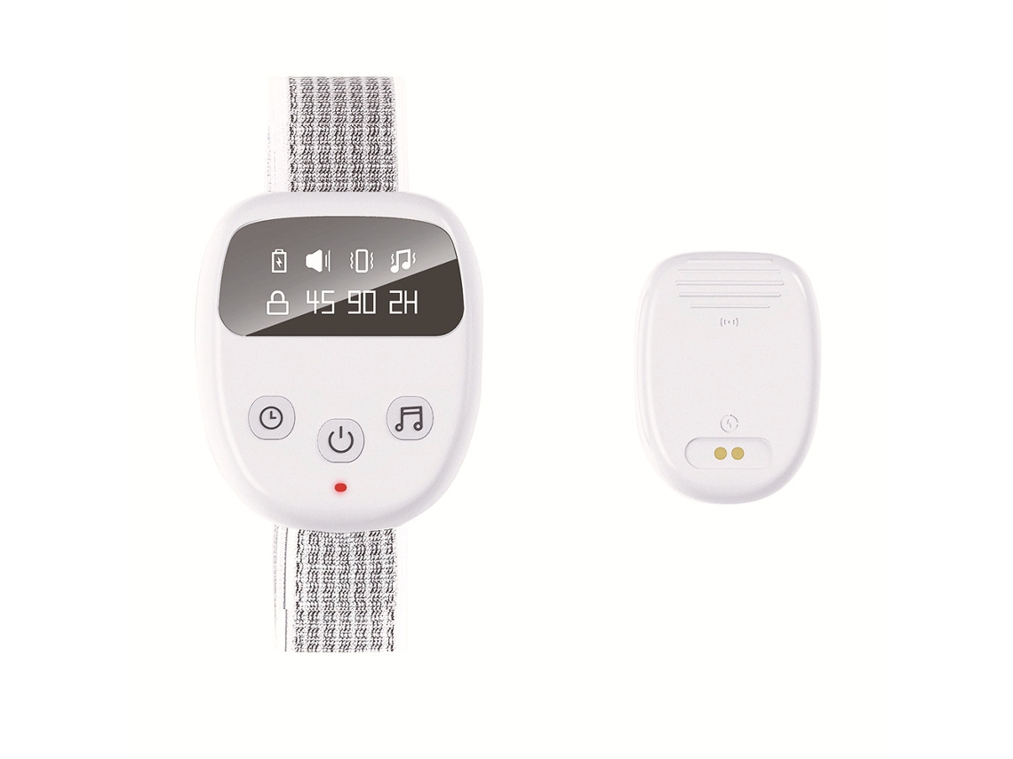 Alarma de enuresis recargable con 3 modos y temporizador, muy sensible.