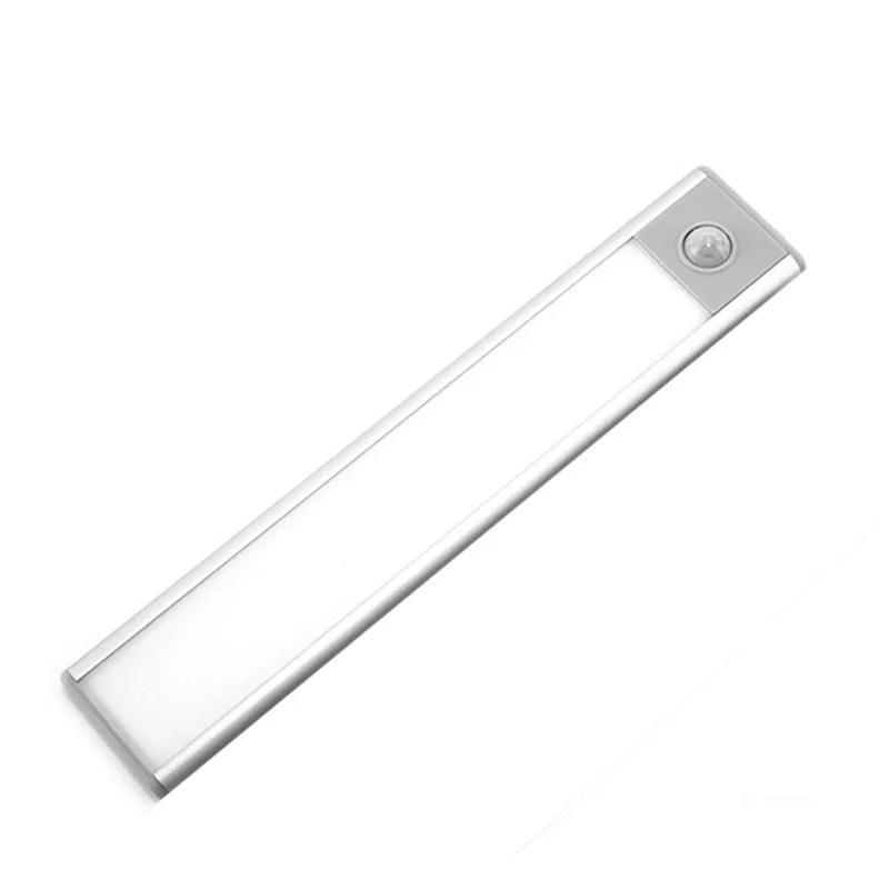 Luz Led De Inducción Corporal (blanca, 30 Cm) Recargable Por Usb, Ideal Para Armarios De Cocina Y Cocina.