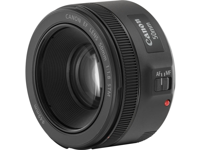 Objetivo Canon Ef 50mm f1.8 stm encaje apertura f22 f18 50 1.8