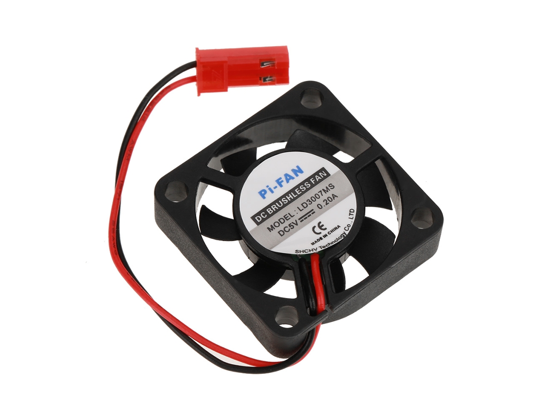 Set 1 Enfriador + 2 Disipadores de Calor para Raspberry Pi 3/2/b (Aluminio y Cobre)