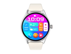 (plata)reloj Inteligente Con Pantalla De 1,43 Pulgadas, Monitorización De Frecuencia Cardíaca, Asistente De Voz Ia, Reloj Inteligente Bluetooth