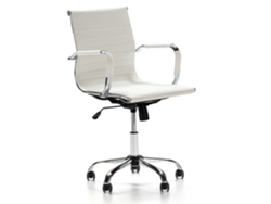Sillón de Oficina Croma reclinable Blanco Piel sintética Altura Ajustable VS VENTA-STOCK 54 x 62 x 91
